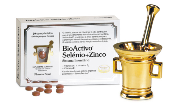 BioActivo Selénio+Zinco - 60 cáps.