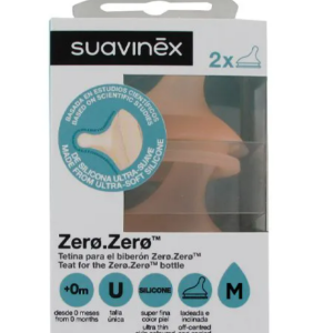 Tetina Zerozero cólicas  Silicone Cólicas M x2 - Suavinex