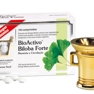Extracto de folhas secas de Ginkgo biloba padronizado- 150comp.  100mg