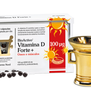 BioActivo Vitamina D Forte + 100 µg  80 cápsulas