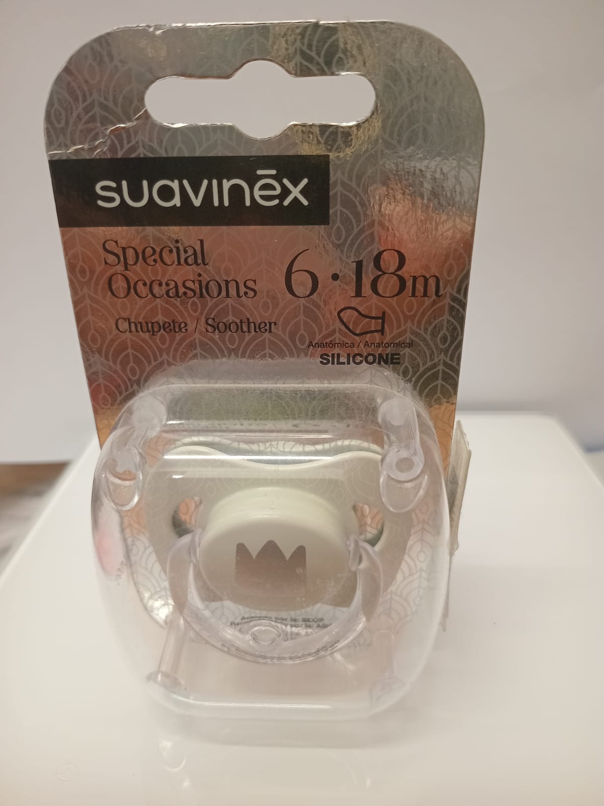 CHUPETA ANATÔMICA SUAVINEX SPECIAL OCCASIONS SILICONE  6.18m