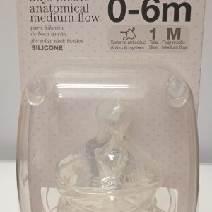 Suavinex Tetina Anatômica Silicone Fluxo Médio 0-6m 2 unidades