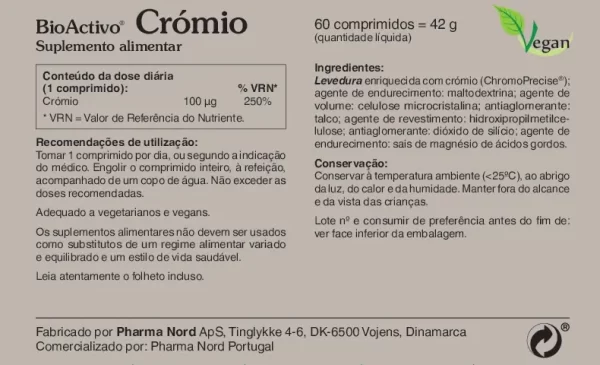 BioActivo Crómio- 60 cáps. - Image 2