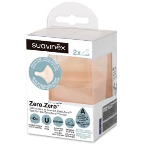 Tetina Zerozero cólicas  Silicone Cólicas  fluxo A x2 - Suavinex