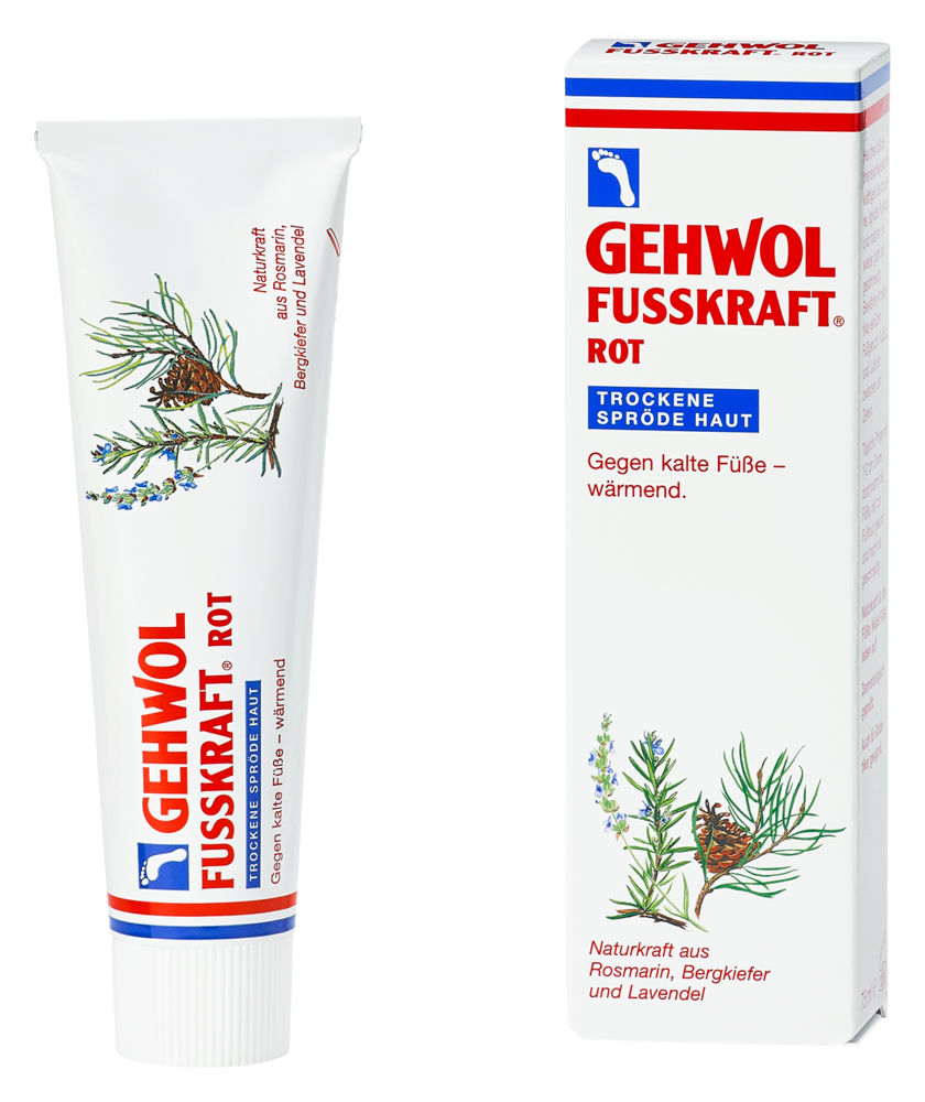 GEHWOL FUSSKRAFT vermelho  (Creme) – 125 ml