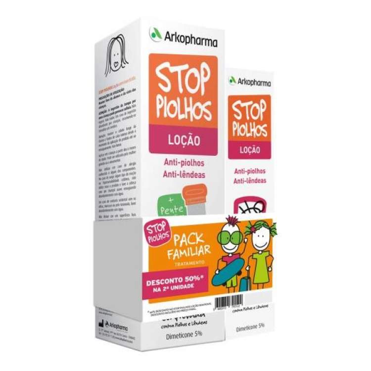 Stop Piolhos Pack Familiar Loção Anti-Piolhos e Lêndeas - 2x 100ml