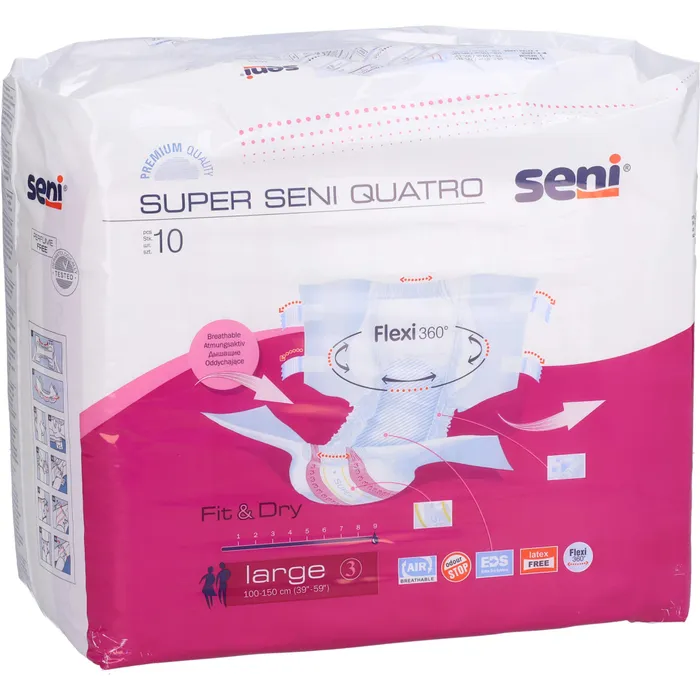 Fralda |Super Seni Quatro (10 unidades)