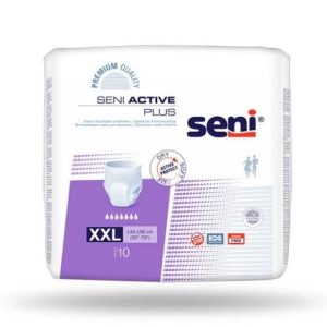 Pacote com 10 calças para incontinência Premium Absorb XXL - uso prolongado para adultos ativos