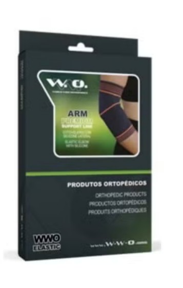 W.W.O. 503 Cotoveleira Elástica com Silicone Lateral M 1 Unidade
