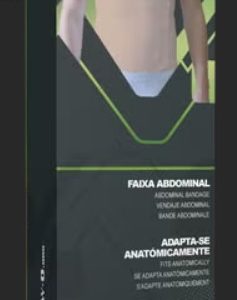 W.W.O. 421 Faixa Abdominal 3 Bandas Tamanho L 1 Unidade