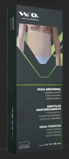 W.W.O. 421 Faixa Abdominal 3 Bandas Tamanho L 1 Unidade
