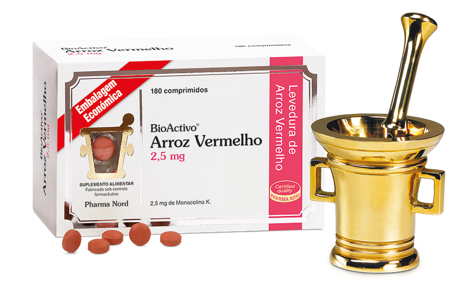 BioActivo Arroz Vermelho- 180 comp.  2,5 mg