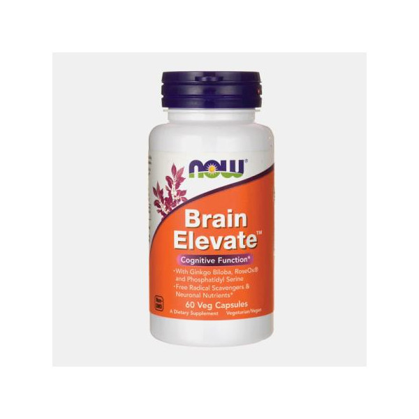 NOW Brain Elevate Formula 60 Caps