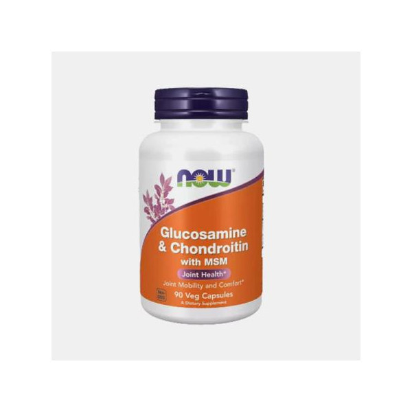 NOW Glucosamine+Chondroitin With MSM 90 Vcaps
